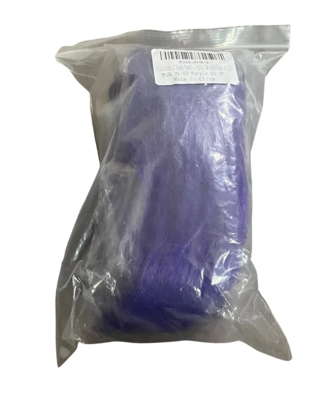 NWT Yaki Long Purple Hair Extensions Synthetic Crochet Hair 48 Inch 2 Packs